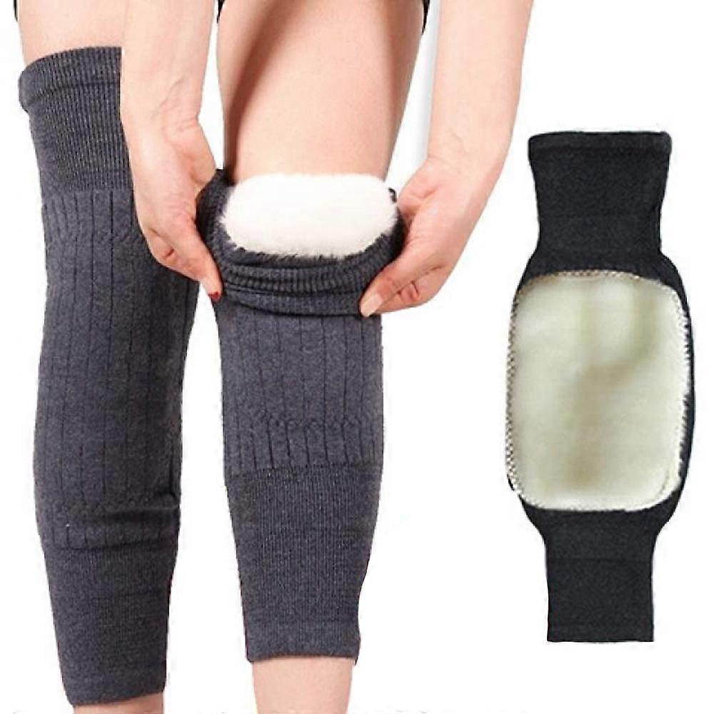 2pc Warm Wool Knee Pads
