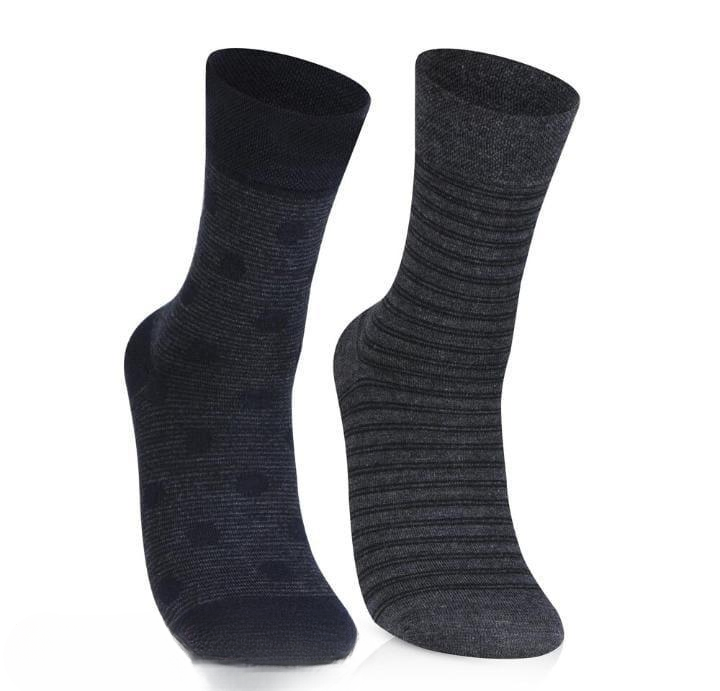 2 Pair Woolen Summer Socks For Men