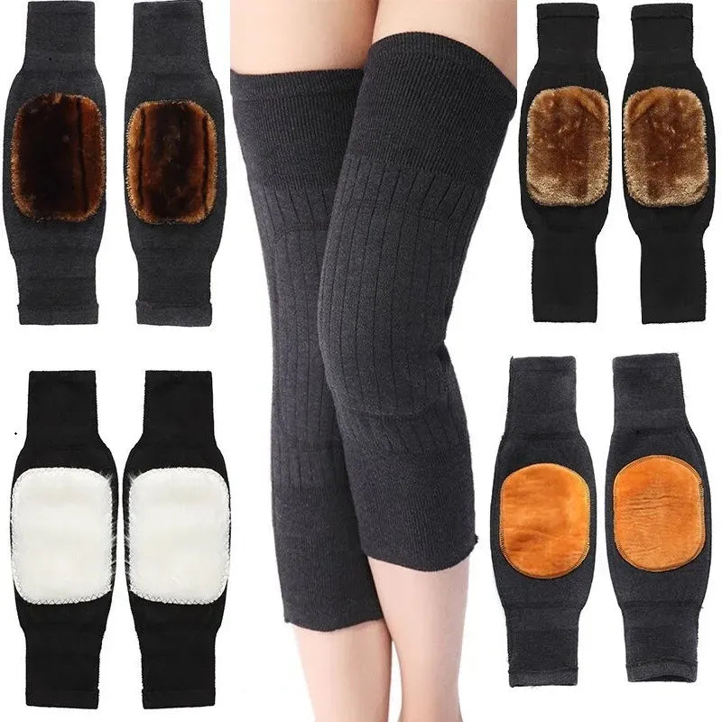 2pc Warm Wool Knee Pads